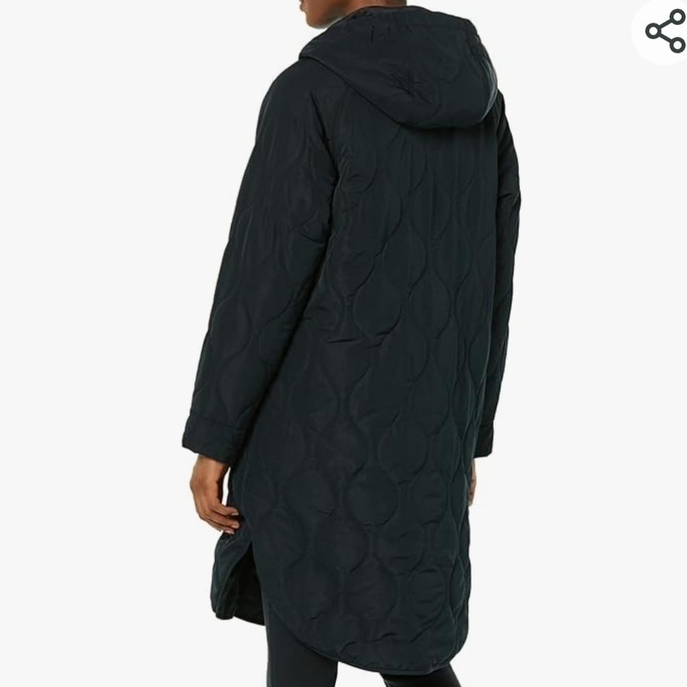 NWT AE MidLength Hooded Coat SzL - Picture 2 of 6